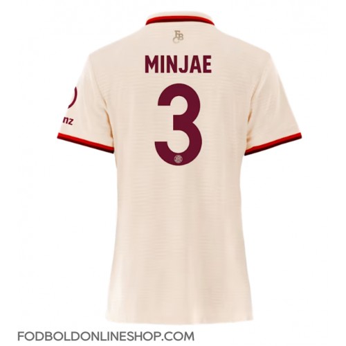 Bayern Munich Kim Min-jae #3 Tredjetrøje Dame 2024-25 Kortærmet